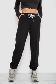 Спортивні штани жіночі, колір чорний, 247R4670-1