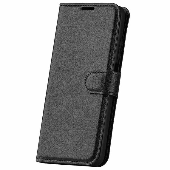 Чохол книжка з кишенями для карт на Oppo A17 / A17K колір Чорний | Зображення 4