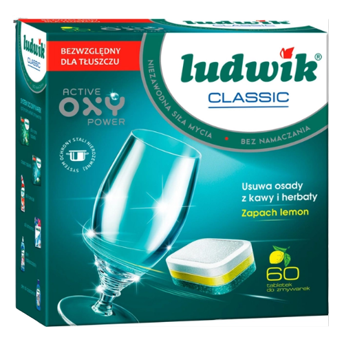 Таблетки для миття посуду 60шт Classic profi Ludwik