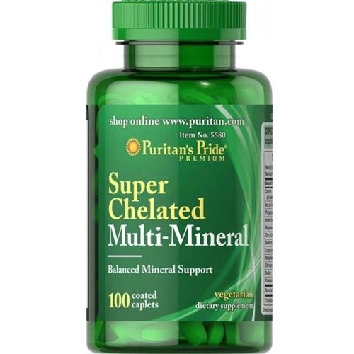 Мультимінеральний комплекс Puritan's Pride Super Chelated Multi Mineral 100 Caplets