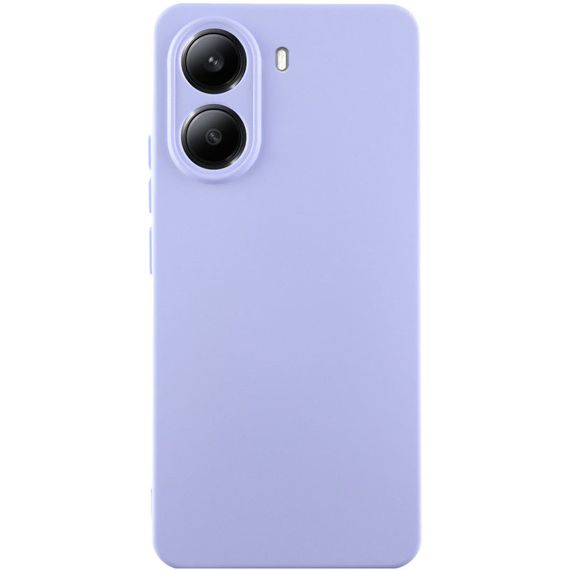 Чохол Silicone Cover Lakshmi Full Camera (AA) для Xiaomi Poco X7 Pro Бузковий / Dasheen