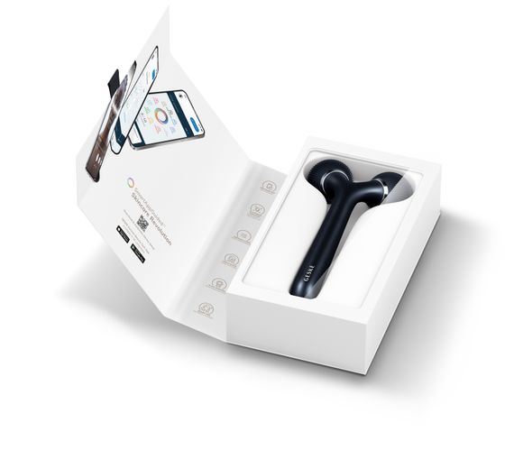 Електронний ультразвуковий ролик для обличчя та тіла GESKE Sonic Facial&Body Roller 4в1 black | Зображення 8