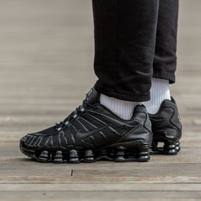 кросівки весна/літо Nike Shox LT колір чорний