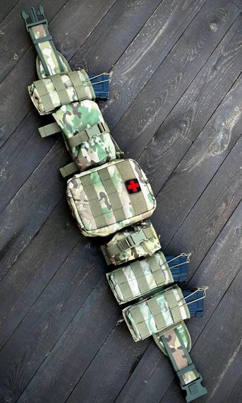 Розвантажувальний ремінь РПС факсекс з плечовим ременем + 6 підсумків мультикам | Зображення 1