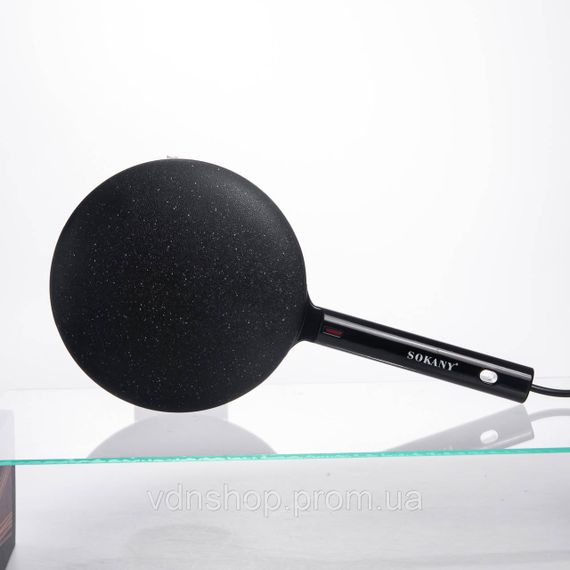 Сковорода млинниця електрична Ø20 (см) з антипригарним покриттям 600 Вт Чорний SK-07068 | Зображення 3