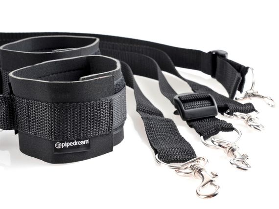 Бондажний набір - FFS Cuff & Tether Set Black | Зображення 3