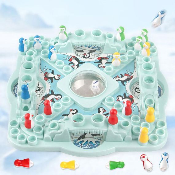 Настільна інтерактивна гра Ummi 707-36 Pop N Drop Penguins Game Blue | Зображення 1