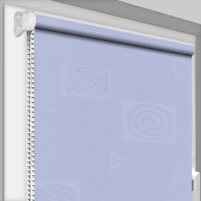 Рулонная штора Rolets Икеа 1-1802-2200 220x170 см открытого типа Голубая