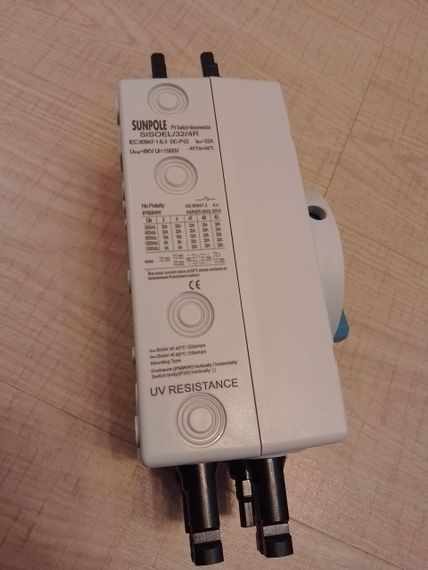 Ручной выключатель изолятор для солнечных панелей до 32A 1500V | Зображення 7