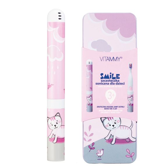 Електрична зубна щітка Vitammy SMILE Kitten (Киця), для дітей від 3 років | Зображення 2