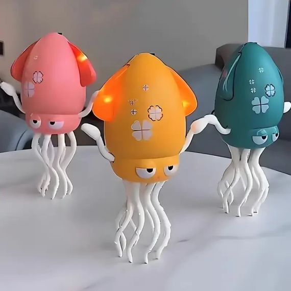 Музыкальный осьминог интерактивная игрушка Tummy Time Octopus Танцующий Осьминог | Зображення 4