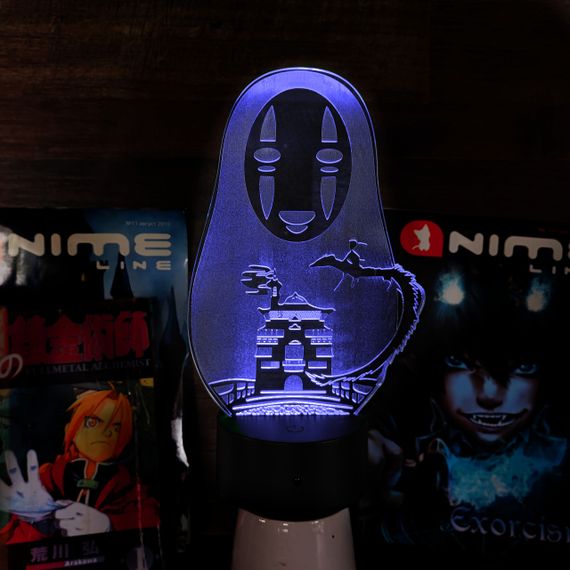 Акриловий світильник-нічник Формен Spirited Away синій tty-n001787