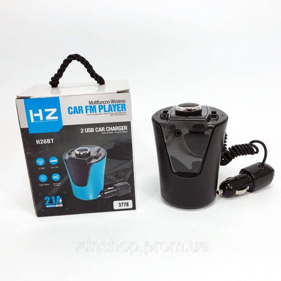 Fm-модулятор хороший звук H26+BT, Передавач для музики в автомобілі, Fm модулятори для телефону GC-11 | Зображення 6