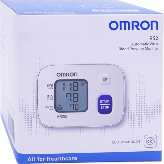 Тонометр Omron RS2 (НЕМ-6161-E) автоматический на запястье гарантия 5 лет