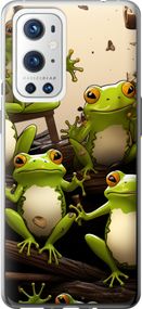Чехол на OnePlus 9 Pro Жабки "5656u-2250-17620"