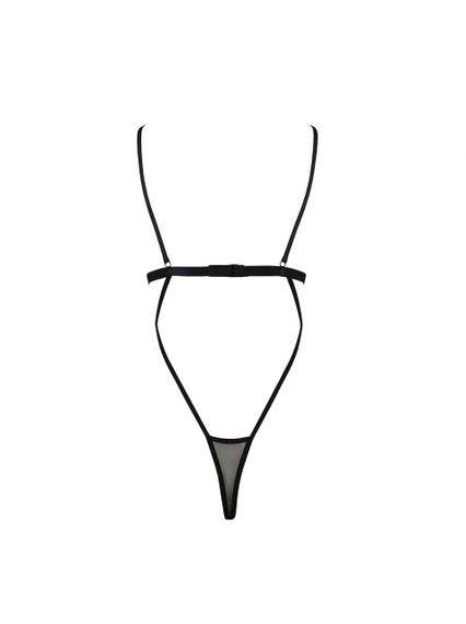 Боді з відкритими грудьми DIABOLINA BODY black S/M - Passion sexstyle | Зображення 3