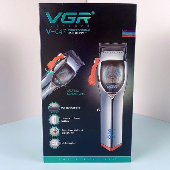 Машинка для стрижки з потужним мотором XPRO VGR V-647 (43967-V-647_1004) | Зображення 1