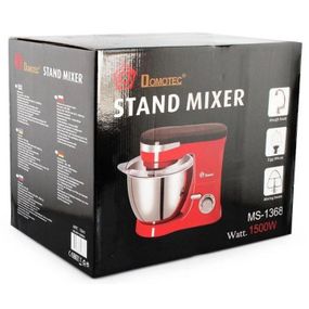 Кухонний комбайн новий Domotec, Потужний кухонний планетарний міксер, Тістоміс настільний для дому ZD-51