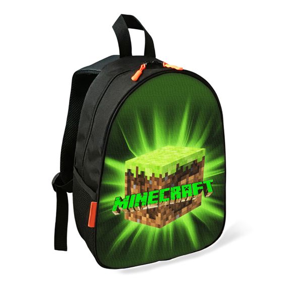 Рюкзак Minecraft куб дитячий шкільний/міський 34х27х13 см для хлопчика (02422)