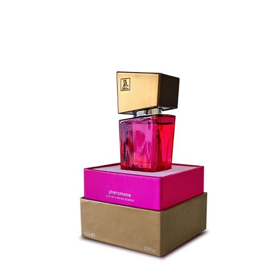 Духи з феромонами жіночі SHIATSU Pheromone Fragrance women pink, 15 мл Sex Aura