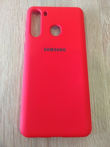 Чохол Silicone Cover Case для Samsung A21/A215 red