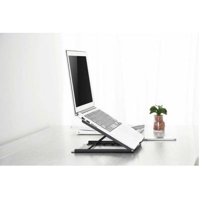 Подставка для ноутбука Digitus Mobile laptop stand, до 15&quot;, black (DA-90368) | Зображення 1