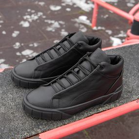 Удобные ботинки - зимние кеды на шнурках 43 44 45 размер