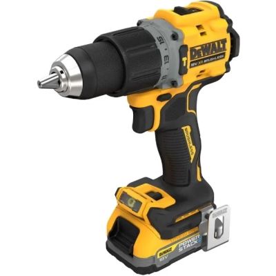 Шуруповерт DeWALT XR Li-Ion PowerStack 90 Нм, 18V 1x1.7Ah, кейс TSTAK (DCD805E1T) | Зображення 3
