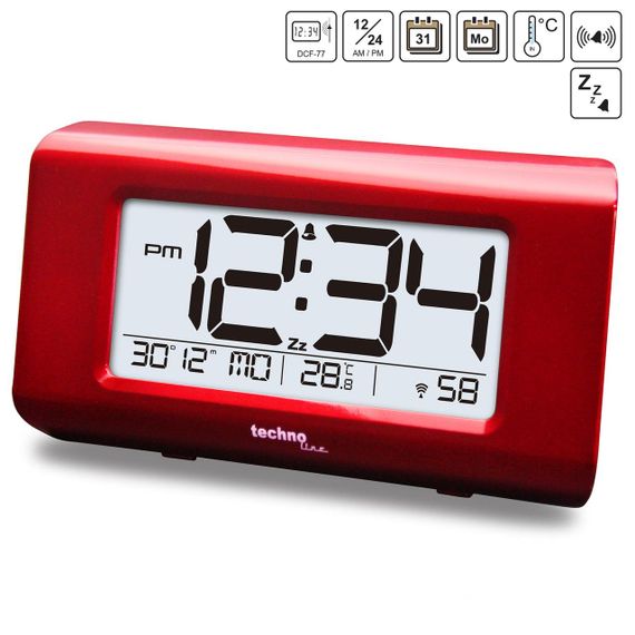 Годинник настільний Technoline WT197 Red (WT197) | Зображення 1