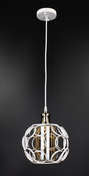 Люстра підвісна LOFT на 1 лампочку 27059 Білий 35-100х21х21 см.