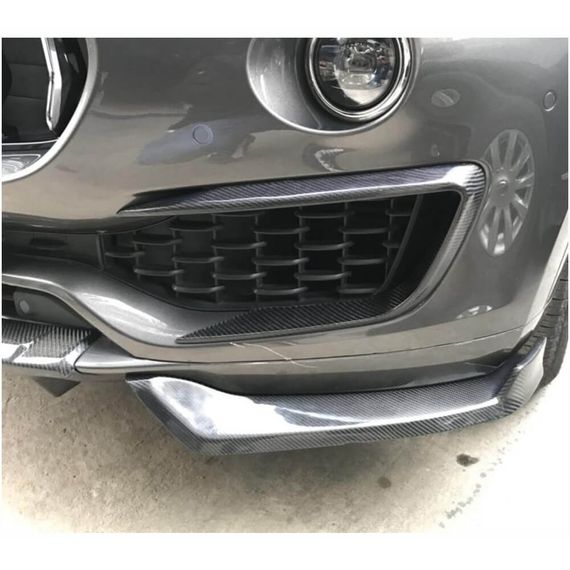 Накладки на передній бампер Flap (для Base/S, Карбон) для Maserati Levante 2016- рр | Зображення 1