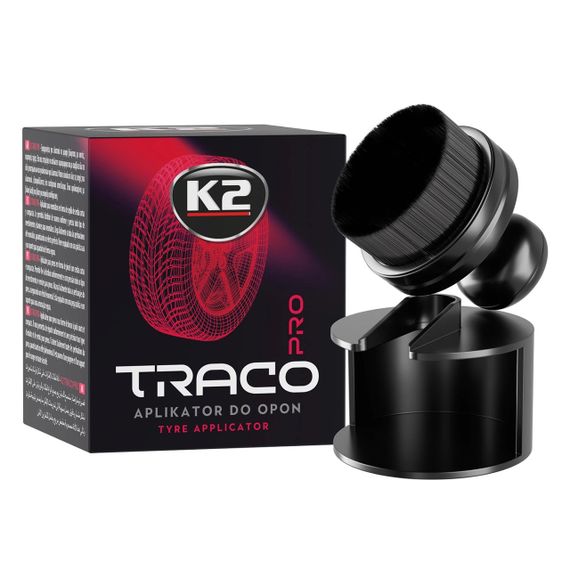 Щетка-апликатор для полировки шин К2 TRACO PRO черная (D7040)