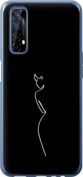 Чехол на Realme 7 Силуэт1 "4590u-2081-17620"