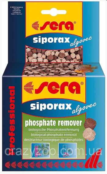 Наповнювач для фільтра Sera Siporax Algovec проти водоростей 210 г на 600 л 08484