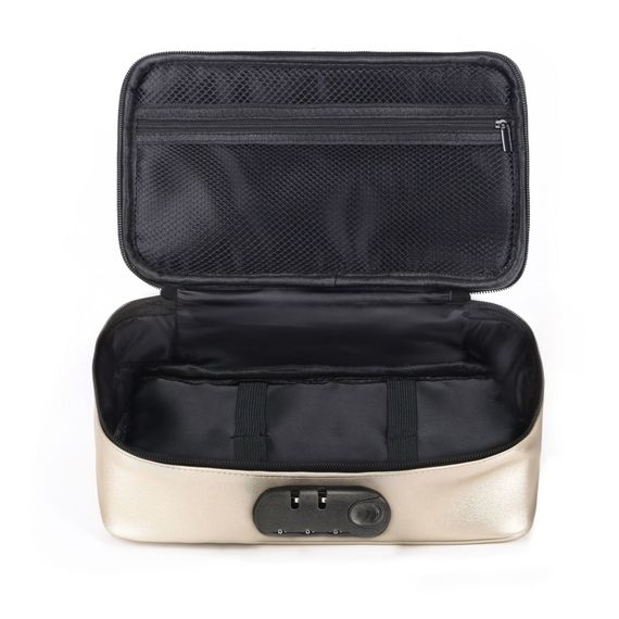 Кейс для игрушек Dorcel DISCREET BOX LUXURY GOLD, кодовый замок, 27×16×7,62 см | Зображення 1
