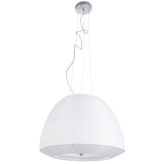 Люстра подвесная с абажуром для кухни E14 60W CH (BCL-318S/3)
