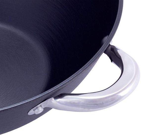 Казан чавунний "Wok" 3л, з антипригарним покриттям і аромо-кришкою | Зображення 5