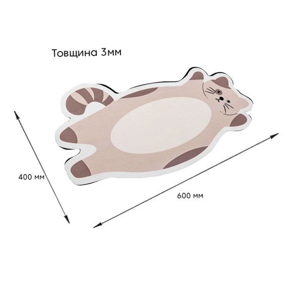 Вологопоглинаючий килимок 40х60х3мм Котик SW-00002564 | Зображення 2