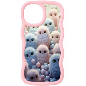 Чехол TPU Cloudy Pictures для Apple iPhone 16 Pro (6.3") Owls