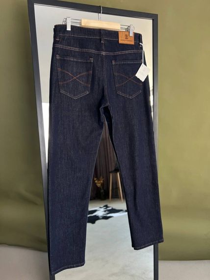 Джинси Brunello Cucinelli темно-сині BC0279 d075 | Зображення 4