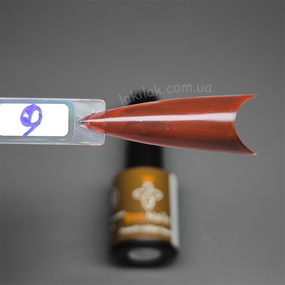 База Bee Nails French Base №09 (вітражна червона) 8мл