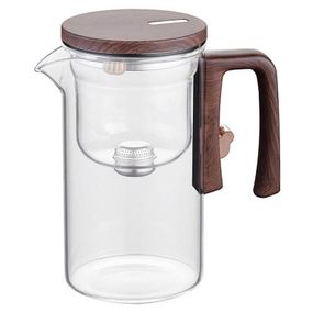 Чайник для заваривания TeaPot D-28 Small pretty waist 720ml Transparent