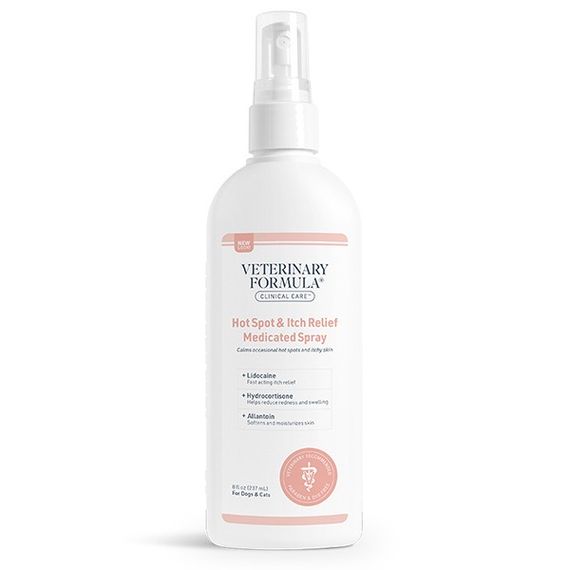Спрей для собак і котів при роздратуваннях та зуді Veterinary Formula Clinical Care Hot Spot&Itch Relief Medicated Spray, 237 мл