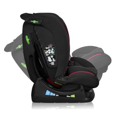 Автокресло Lionelo Aart I-Size Black Carbon Red (LO-AART I-SIZE BLACK CARBON RED) | Зображення 3