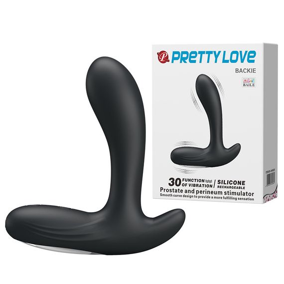 Массажер простаты - Pretty Love Beckie Prostate Stimulator Black sexstyle