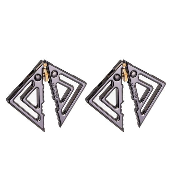 Затискачі для сосків з легкою підвіскою LOCKINK Adjustable Nipple Clamps with Light Pendant Сірий One Size | Зображення 5