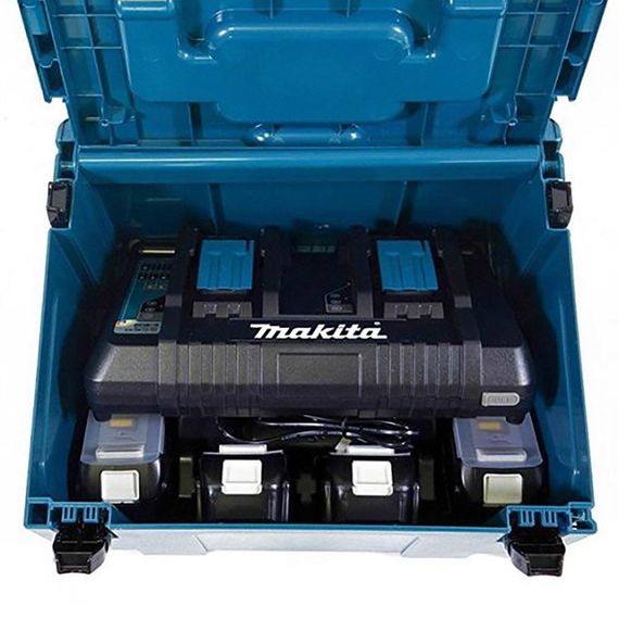 Вкладка 839205-3 для кейса Makita Makpac №3 (для зарядного пристрою DC18RD та 4-х акумуляторів) | Зображення 6
