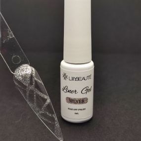 Лайнер гель-краска №4 (серебряная) Lilly Beaute Liner gel 5 мл