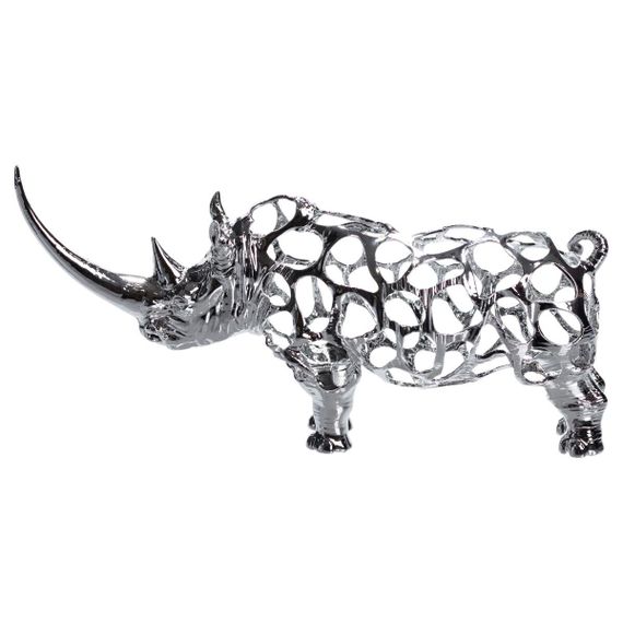 Декоративная фигурка Rhinoceros 23x6x10 см металлическая HP-7-23