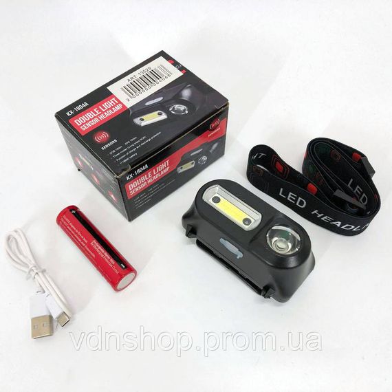 Мощный универсальный аккумуляторный налобный фонарь Bailong, Водонепроницаемый фонарик, Налобный фанарь TY-19 | Зображення 6